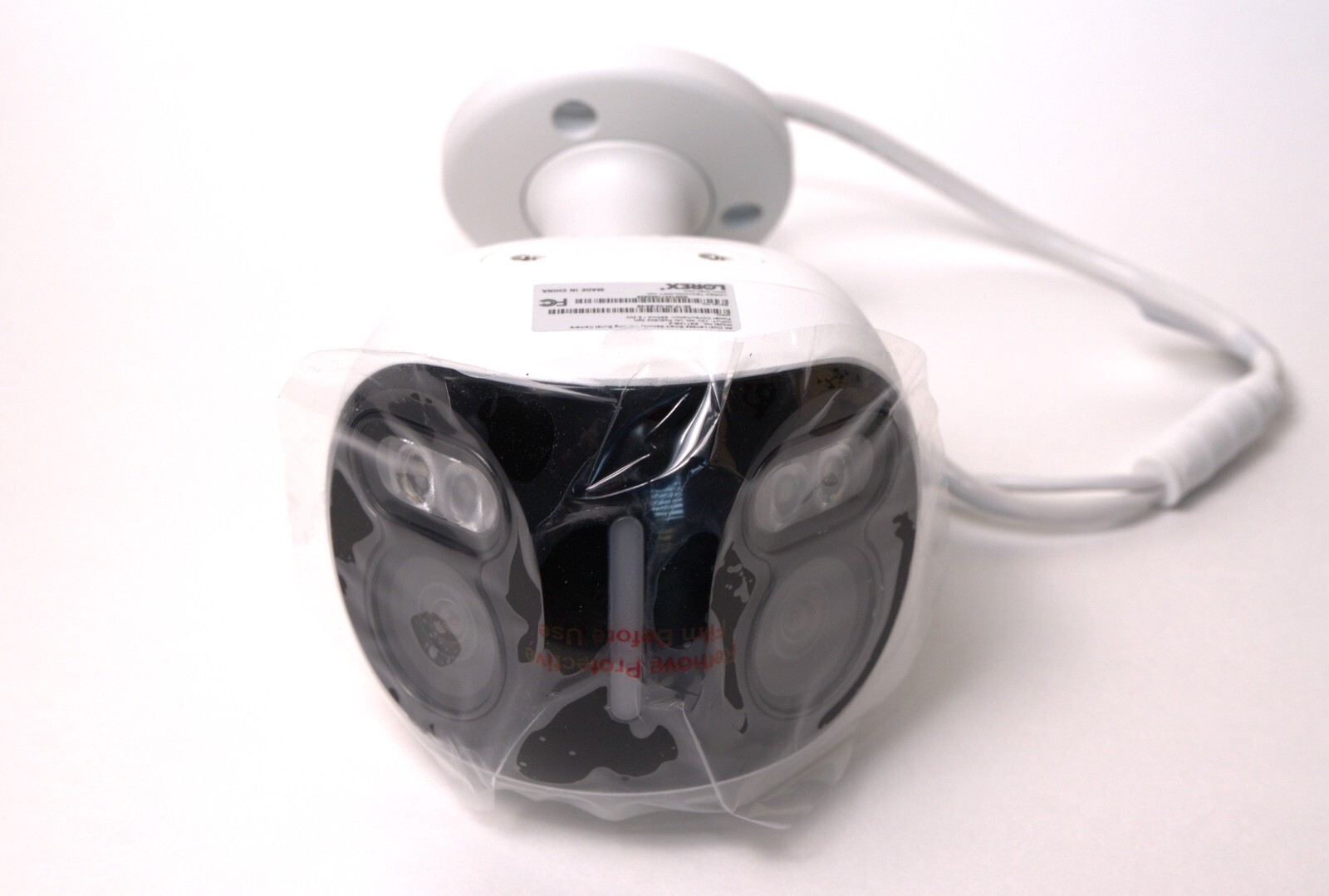 Lorex H20 4K Wired Dual Lens IP Camera Smart Security Lighting Motion Detection