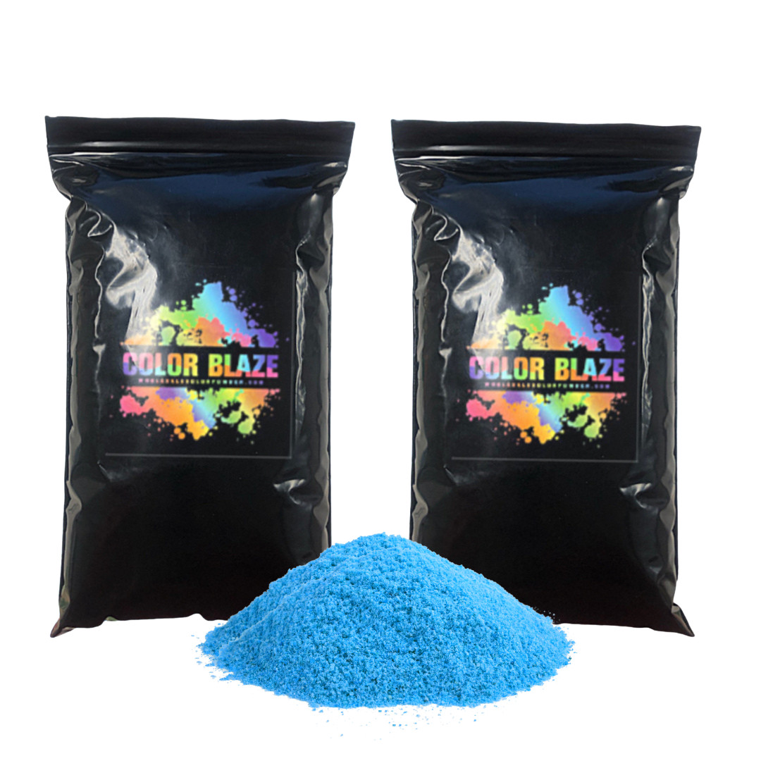 Burnout Black-Out 4 lbs Holi Powder - 2 lbs ea. Pink and Blue for Gender Reveals
