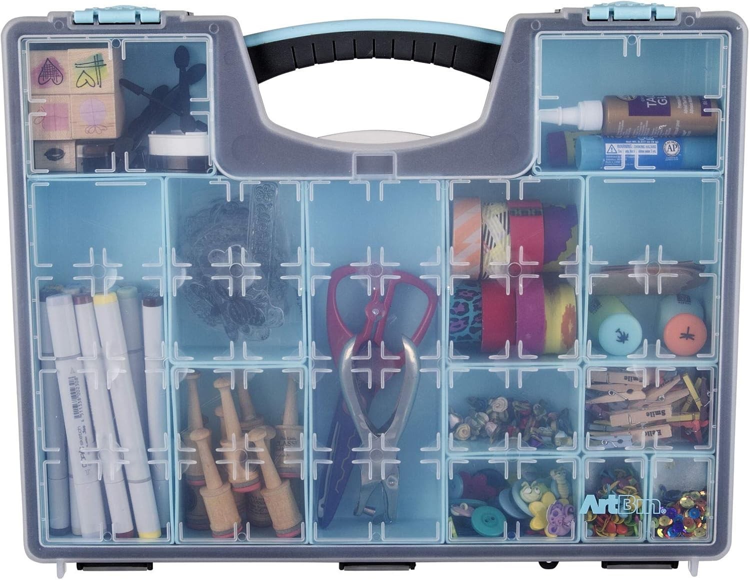 ArtBin 6874AG Large Carrying Case Portable Organizer with Bins