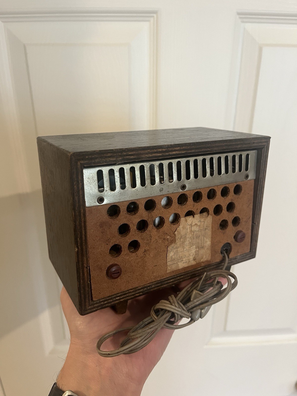 Vtg Stellar Mickey Mantle & Roger Maris Baseball Tube Radio