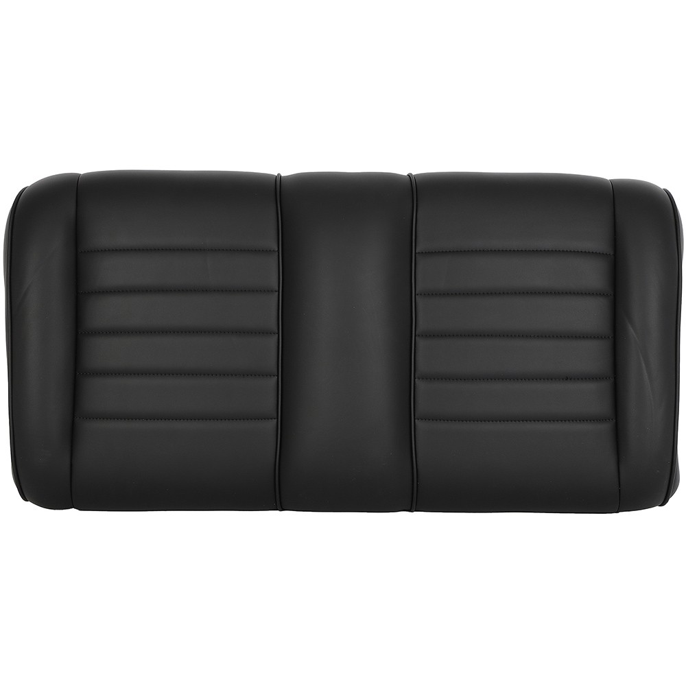 Golf Cart Front Seat Bottom Back Cushion Set for Club Car Precedent Black