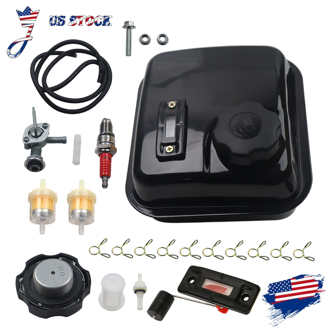 Upgraded Gas Fuel Tank for Mini Bike Go Kart GX160 GX200