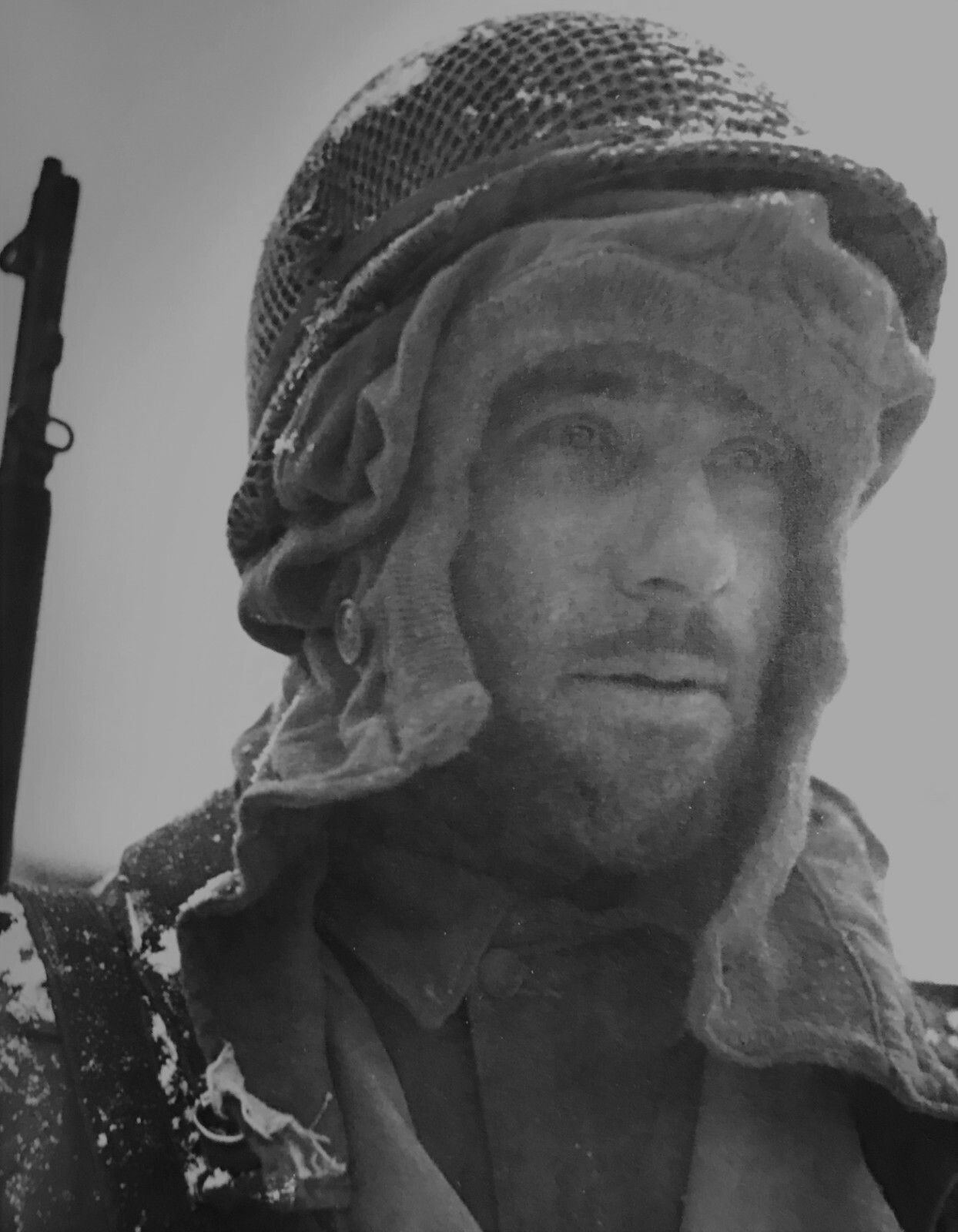 ORIGINAL WWII Woven Square Pattern M1 Helmet Net from US GI OD Camo Shrimp Net 1