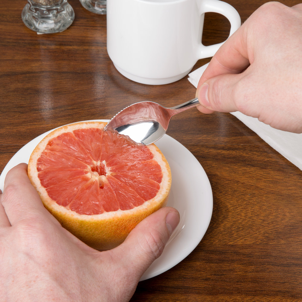 6 GRAPEFRUIT SPOONS WINDSOR HEAVY WEIGHT 18/0 S/S FREE SHIPPING