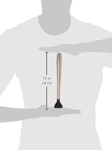 Houdini Stainless Steel Cocktail Muddler 9 Inches 9 Inches,