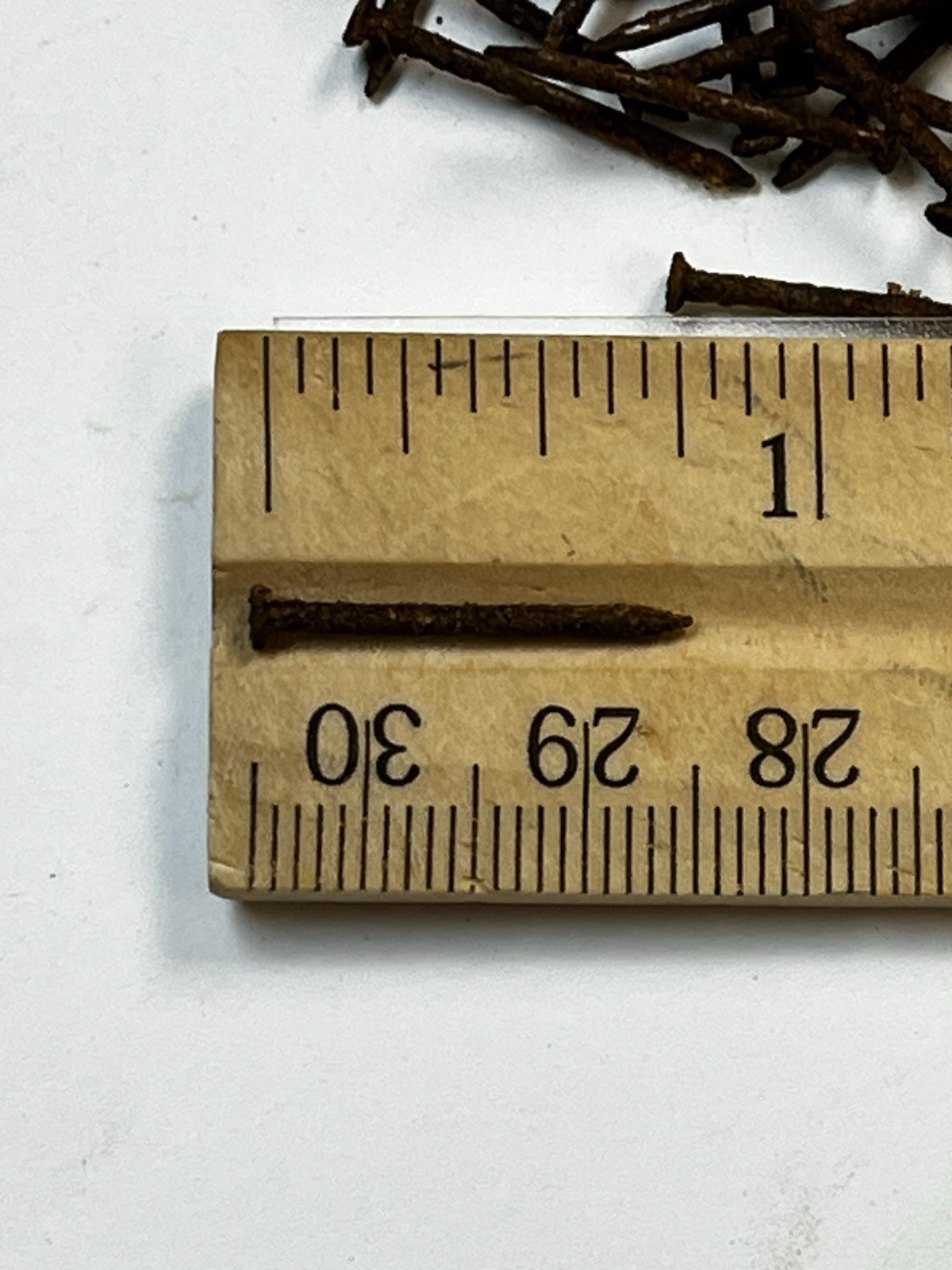 12 Pcs 3/4” Small Primitive Rusty Nails Repair Junk Journals Antiques Lot 6742