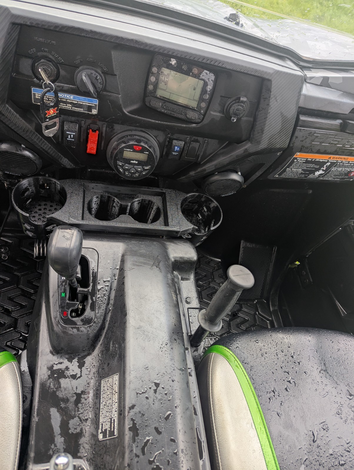 Teryx 4 / Teryx 2 CupHolder Adapter, Phone Holder, New, 3d Printed, Kawasaki