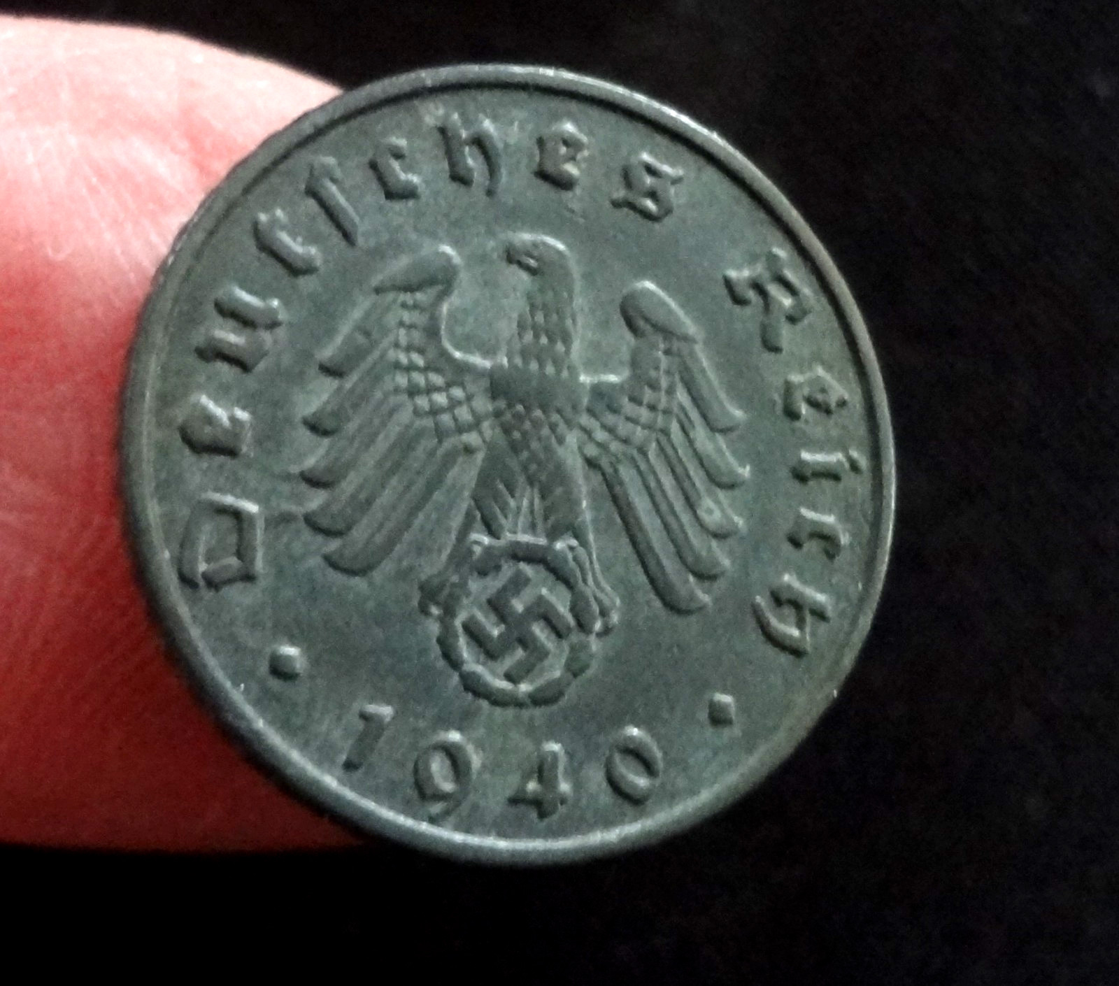 WWII German Third Reich Nazi Coin 1940-A 5 Reichspfennig