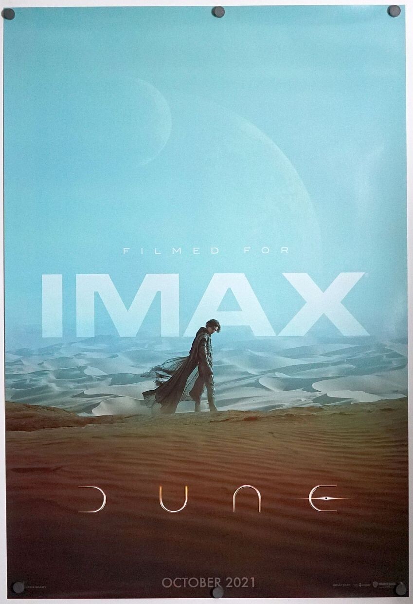 Dune -  original DS movie poster 27x40 D/S 2021 INTL IMAX