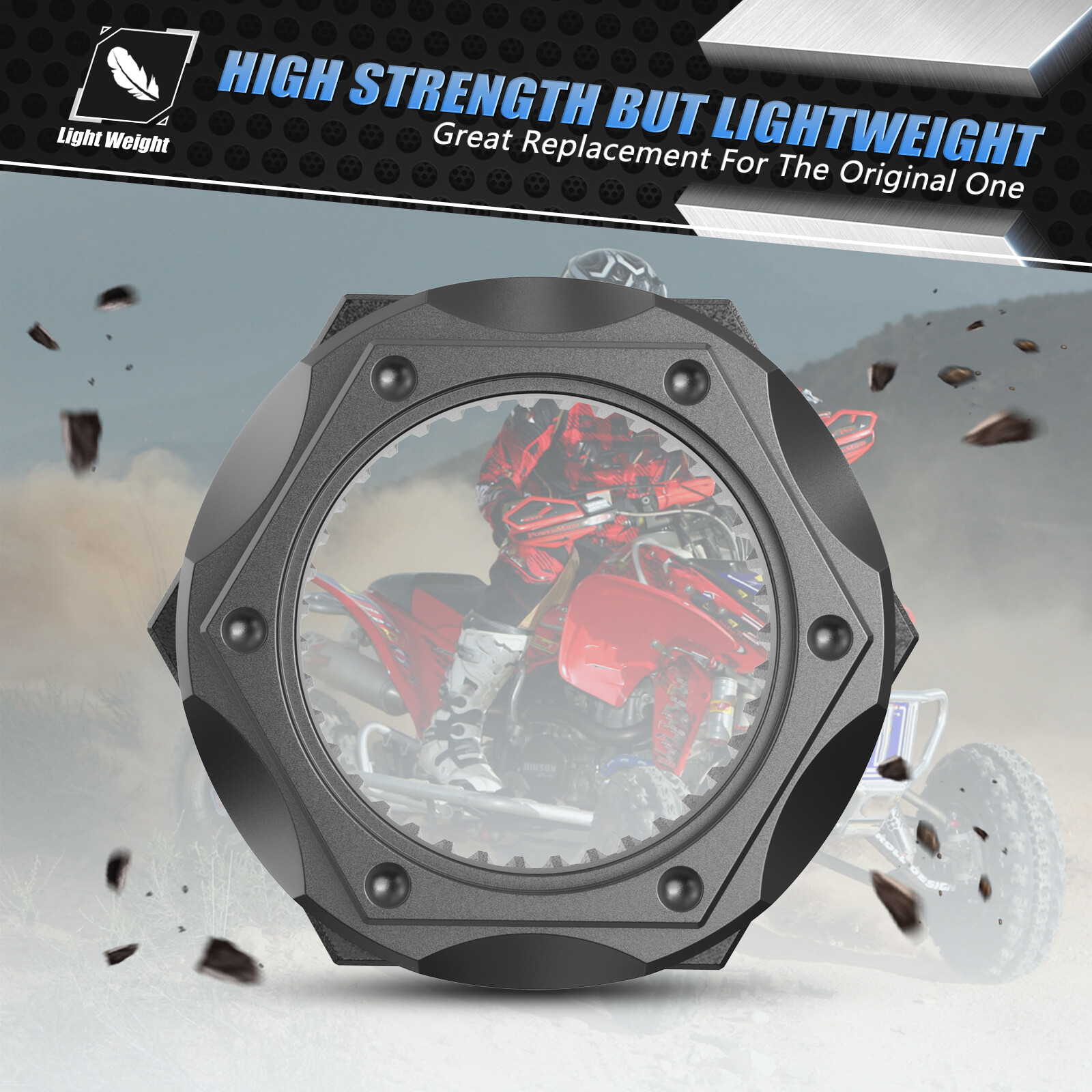 Rear Axle Lock Jam Nut Kit For Honda TRX400EX TRX300EX TRX400X TRX300X TRX250X