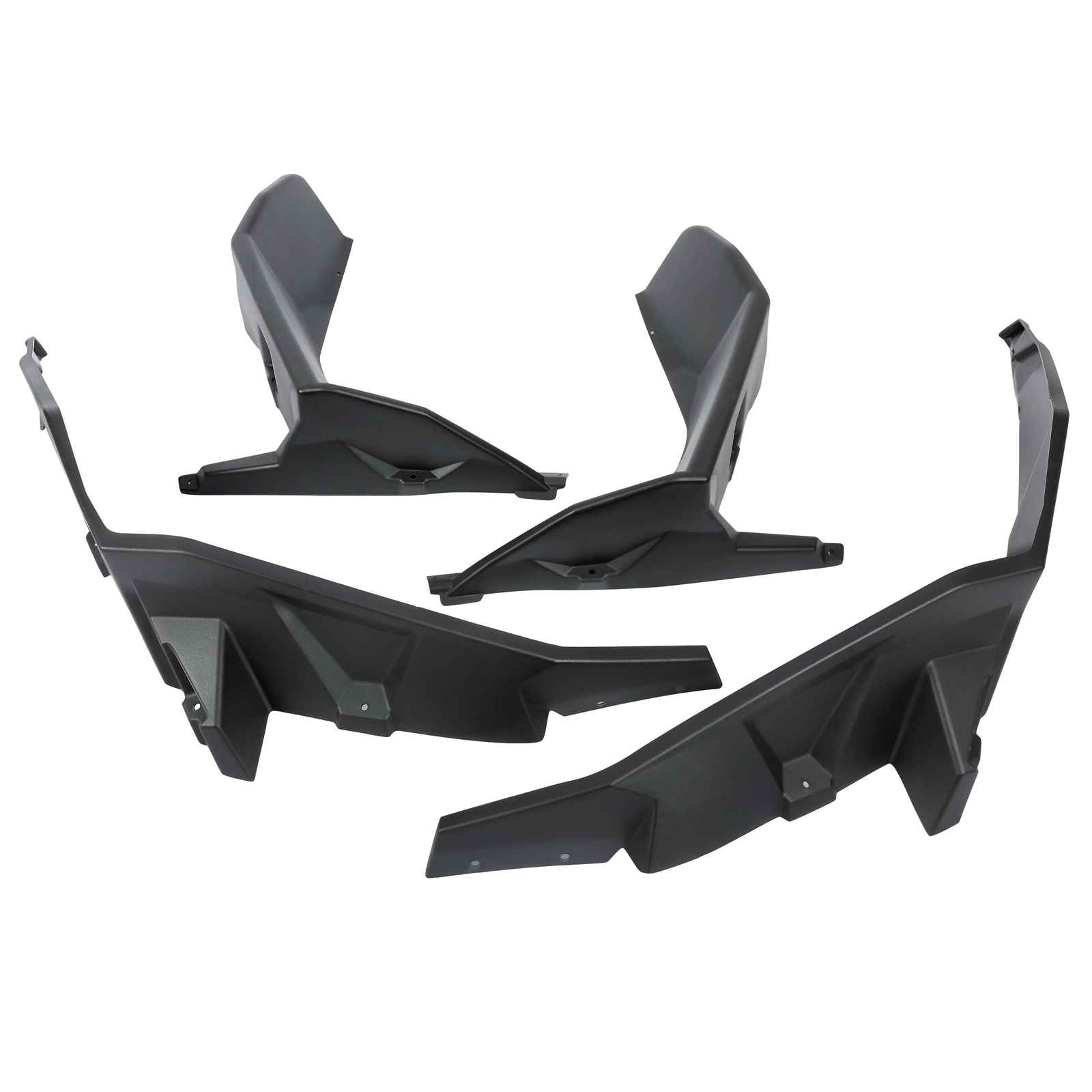 Front & Rear Extended Fender Flares For Polaris RZR XP 1000 4 TURBO S 2014-2023