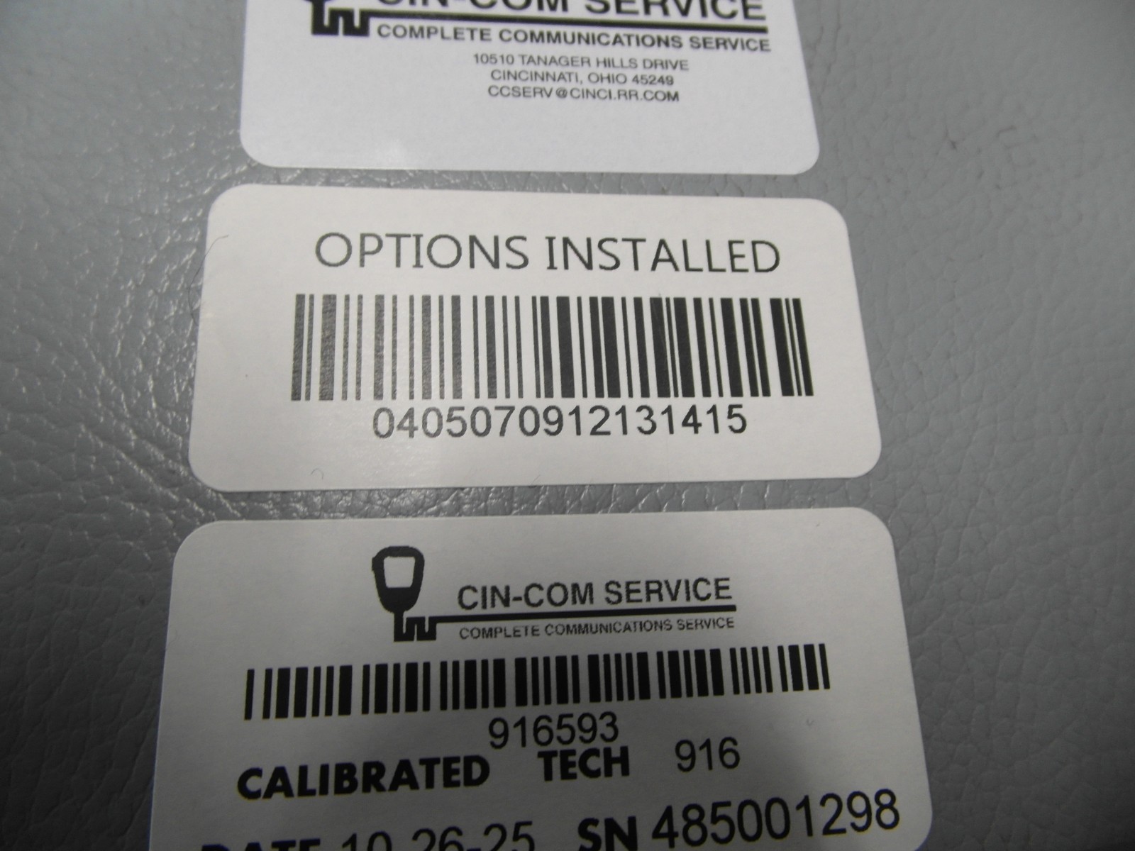 Aeroflex IFR COM-120A Communication Service Monitor CALIBRATED LOADED READ