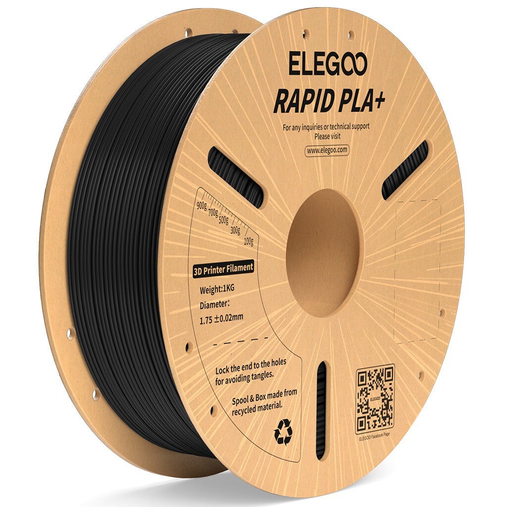 【Buy 6 Get 4 Free,Add 10】ELEGOO Rapid PLA+ 3D Printer Material Filament 1KG