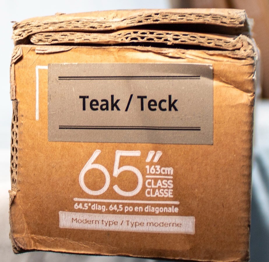 Samsung 65" The Frame Customizable Bezel - Teak (VG-SCFT65TK/ZA) - Open Box