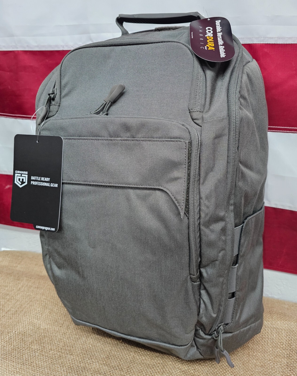 CZ Legion Tactical Range Bag Backpack by Cannae (Grey Nylon) - 40044