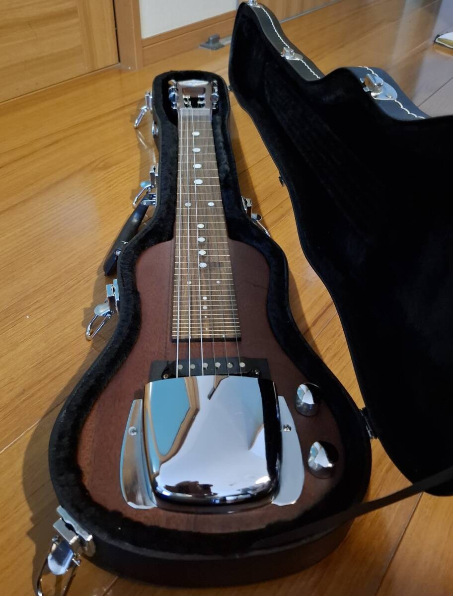 SX Guitars 6-String Electric Lap Steel Guitar Hawaiian with Hard Case