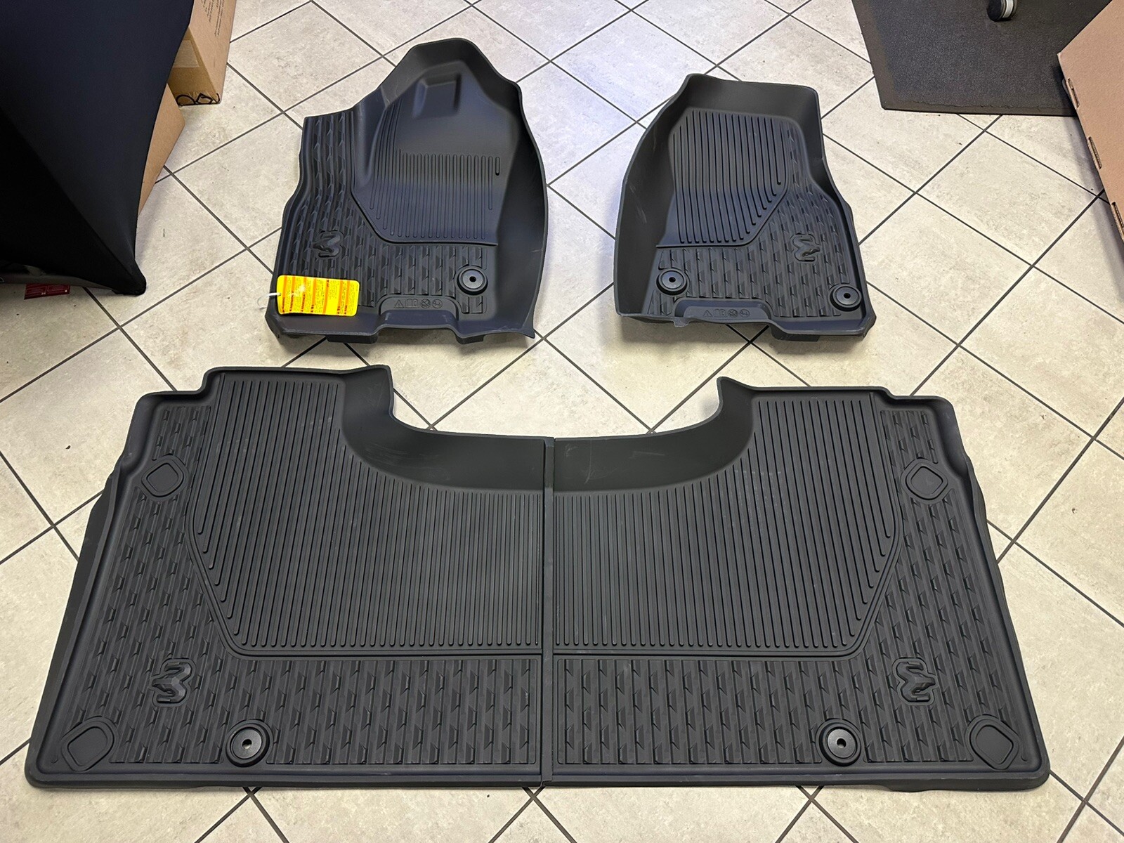 2025 Ram 1500 DT Genuine Mopar All-Weather Floor Mats Crew Cab 82216607AA