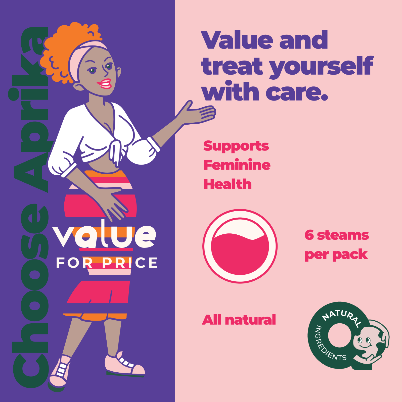 Yoni Steaming Herbs - Herbal Natural Vaginal Cleansing Herbs, 6 steams, USA