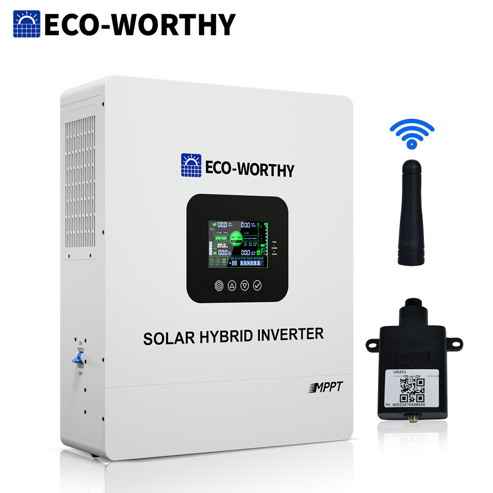 5KW 48V Solar Hybrid Inverter 120V/240V Split Phase 100A MPPT Charge Controller