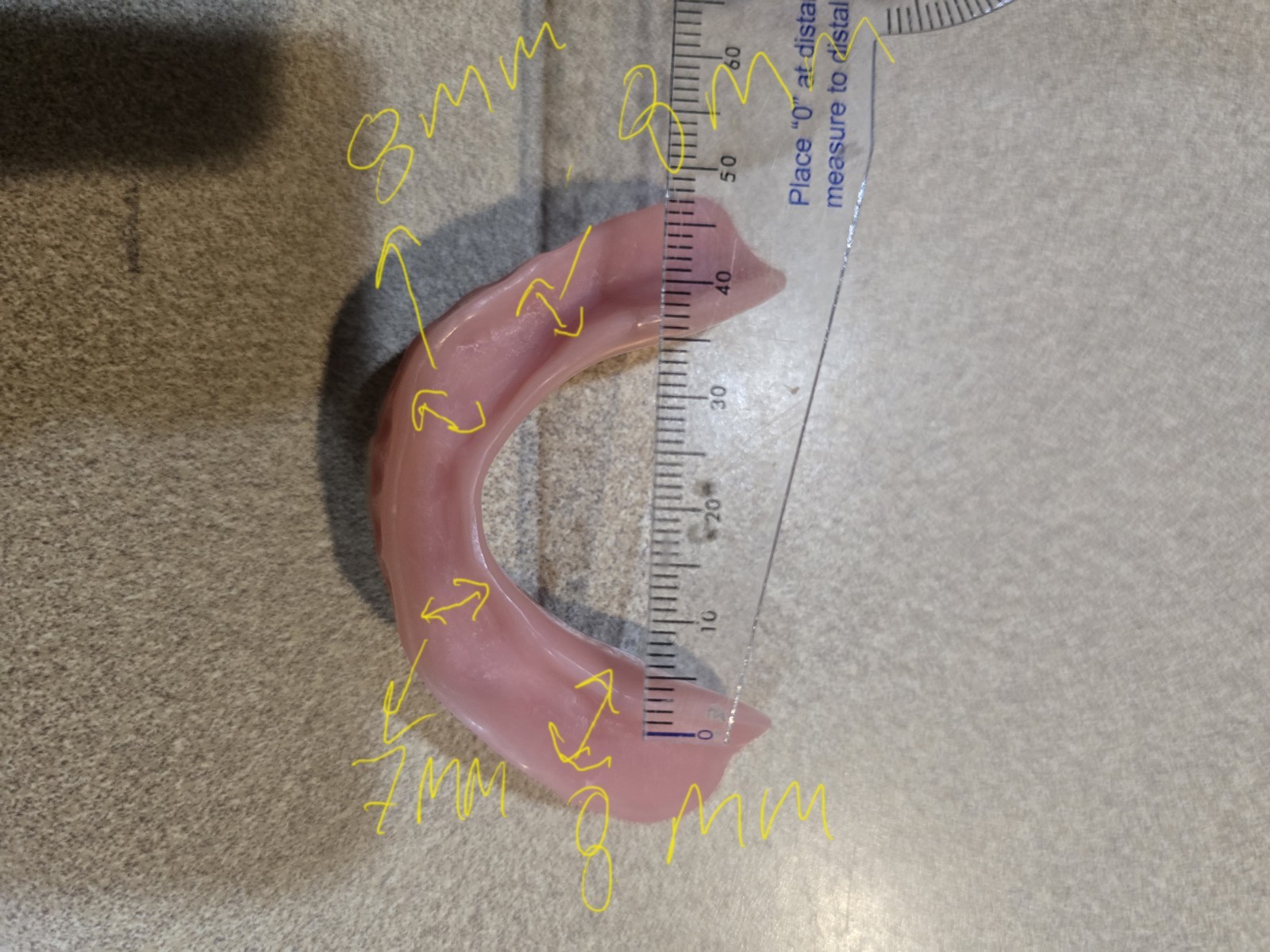 🦷1 One Set of 3D Printed adult dentures 🦷PLEASE READ