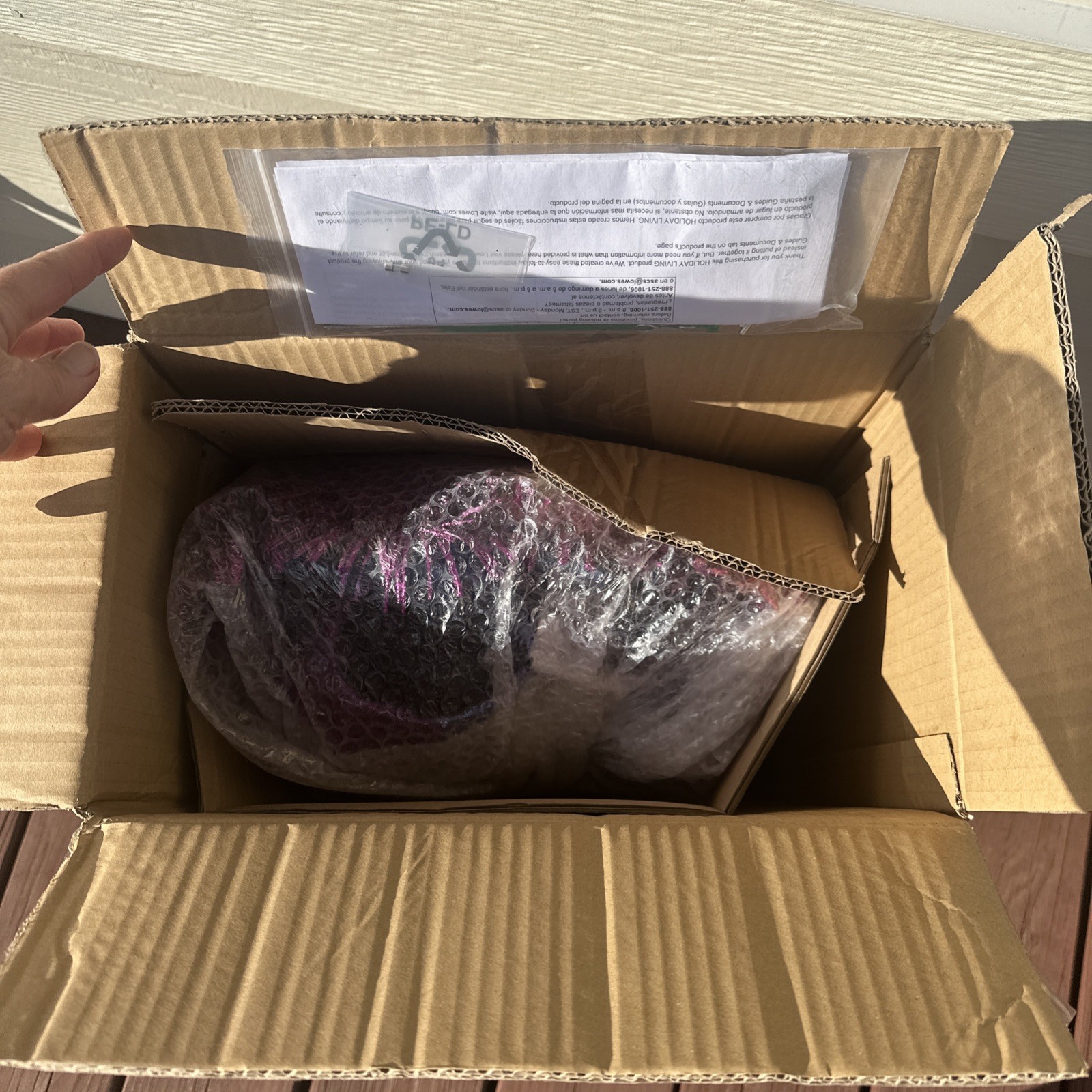 Holiday Living Multicolor Twinkling Peacock Holiday Decoration Christmas 3FT LED