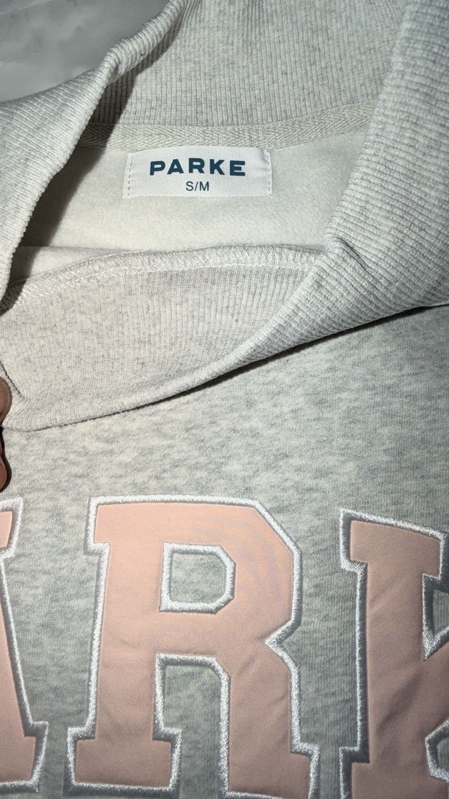 Parke Women's Grey Sweatshirt Set Size SM