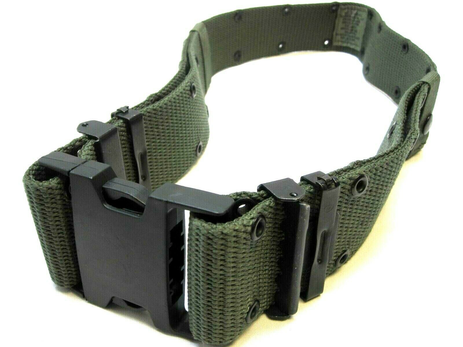 USGI WEB PISTOL BELT MEDIUM LBE LCE ALICE OD GREEN LC-2 NYLON 8465-01-322-1965