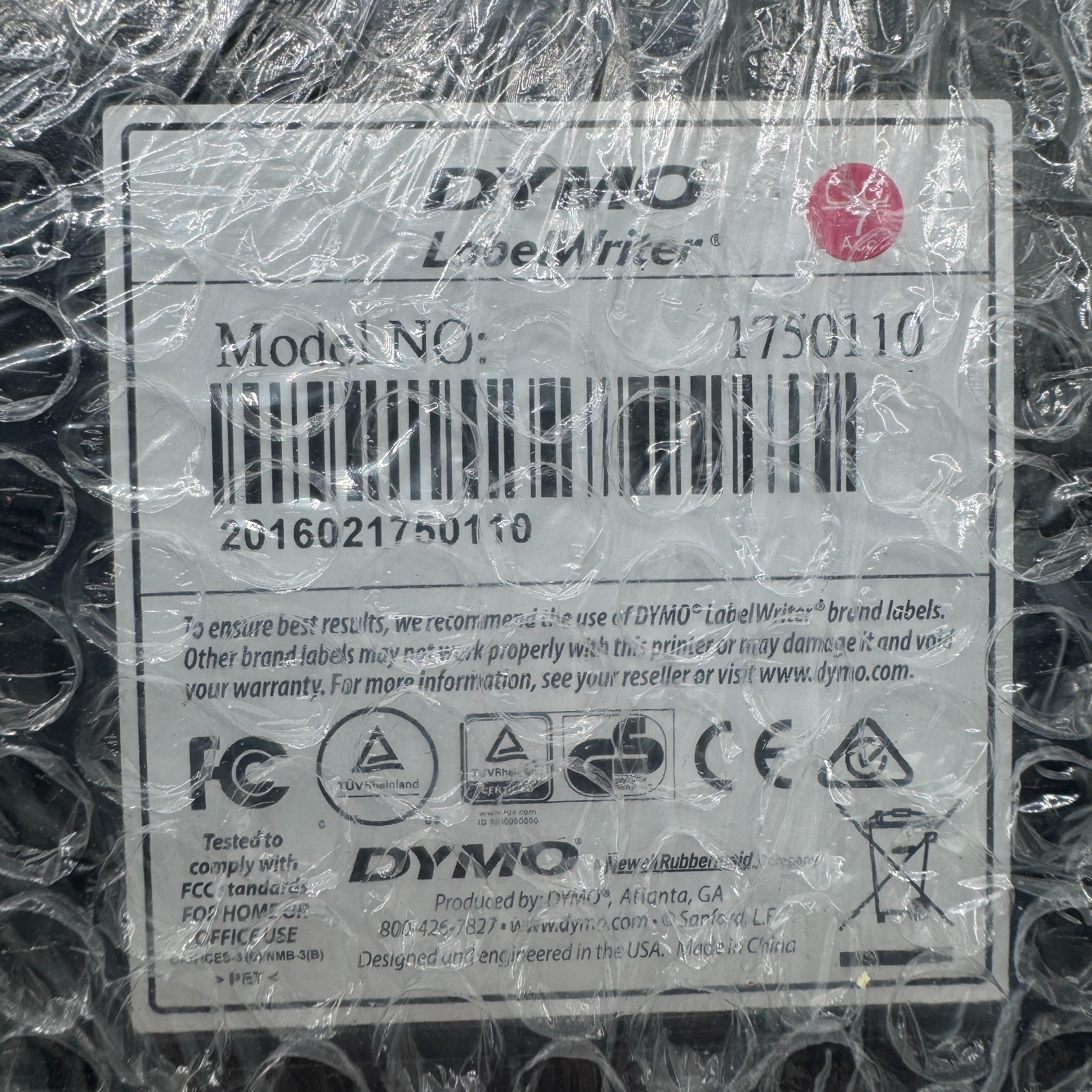 Dymo LabelWriter 450 Thermal Printer Model 1750110 New Open Box