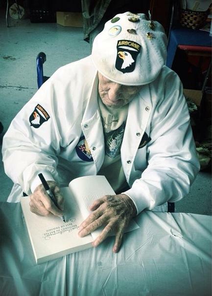 Wild Bill Signed Sketch 101st Airborne