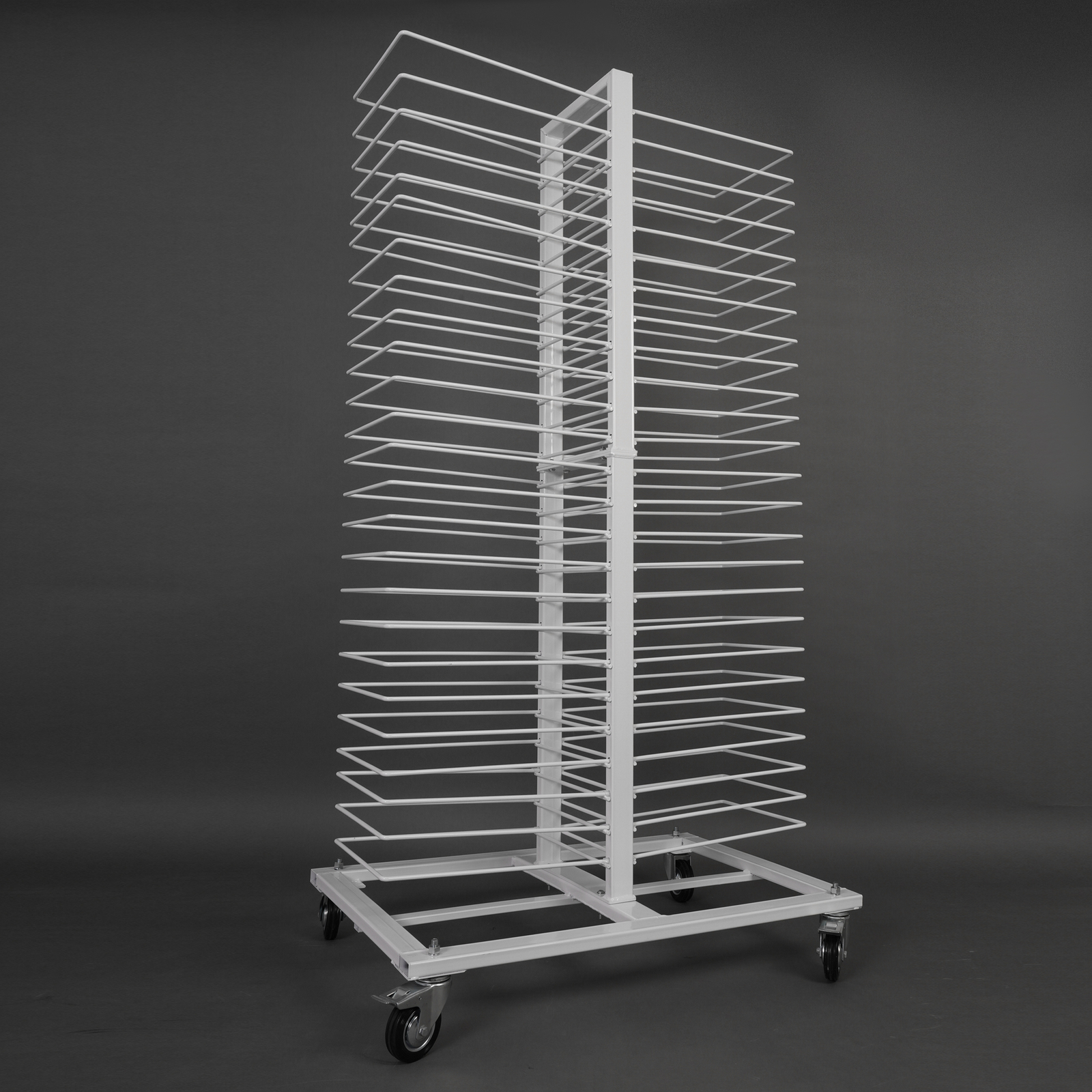 50 shelves 4 Casters Art Drying Rack Drying Stand For Doors/Shelves/Paint Shops