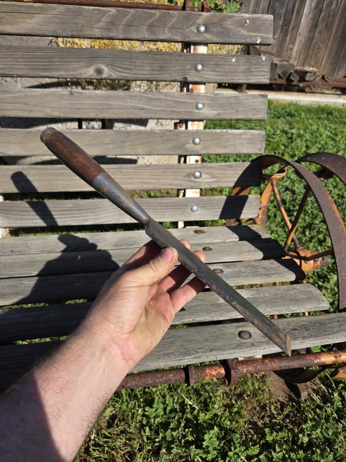 Vintage Greenlee 2" Timber Slick Socket Chisel Beam Hewing Timber Framing