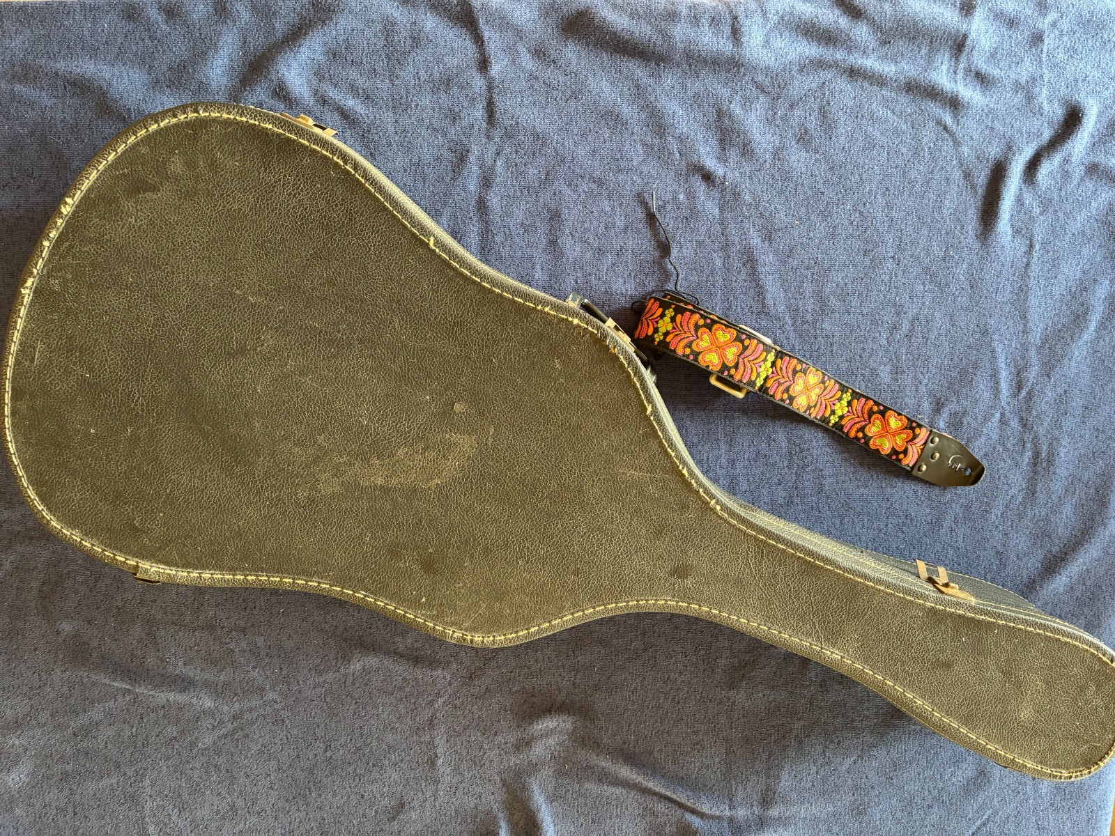 Johnson Square Neck Resonator Guitar Dobro Sunburst Bluegrass Instrument w/Case