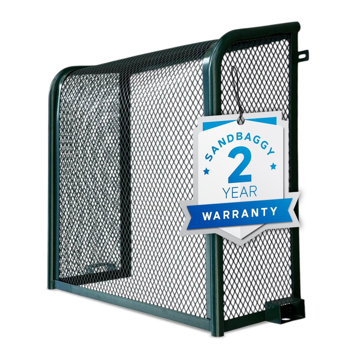 Wall-Mounted Backflow Security Cage – Backflow Enclosure (Green) - Sandbaggy