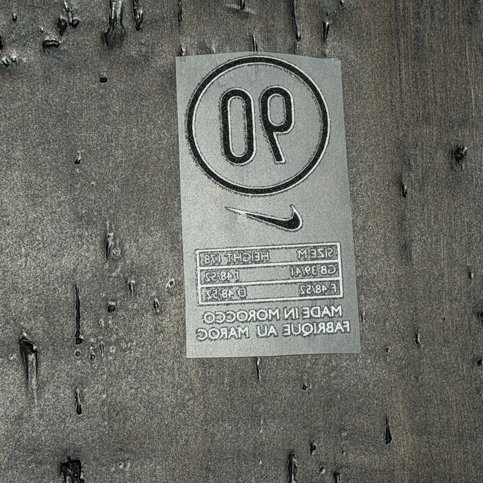 2004-2005 Nike Size label Replacement Patch Parche Parche Mexico Barcelona