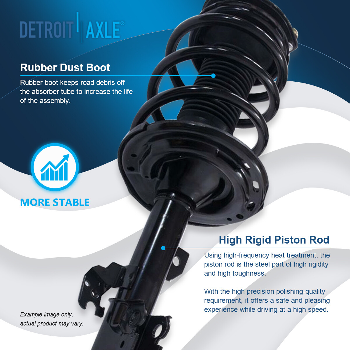 Front & Rear Spring Struts for 2006 2007 2008 2009 2010 2011 Toyota Avalon Camry