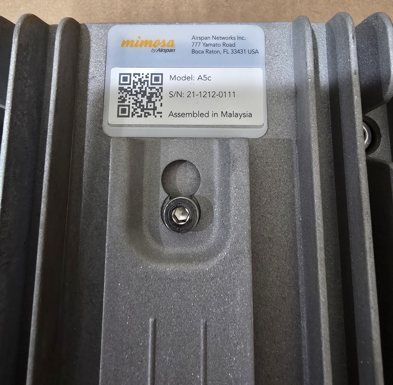 New Mimosa A5C Access Point MU-MIMO 4x4 Gigabit AP IP67 5.15 - 6.2 GHz 500+ Mbps