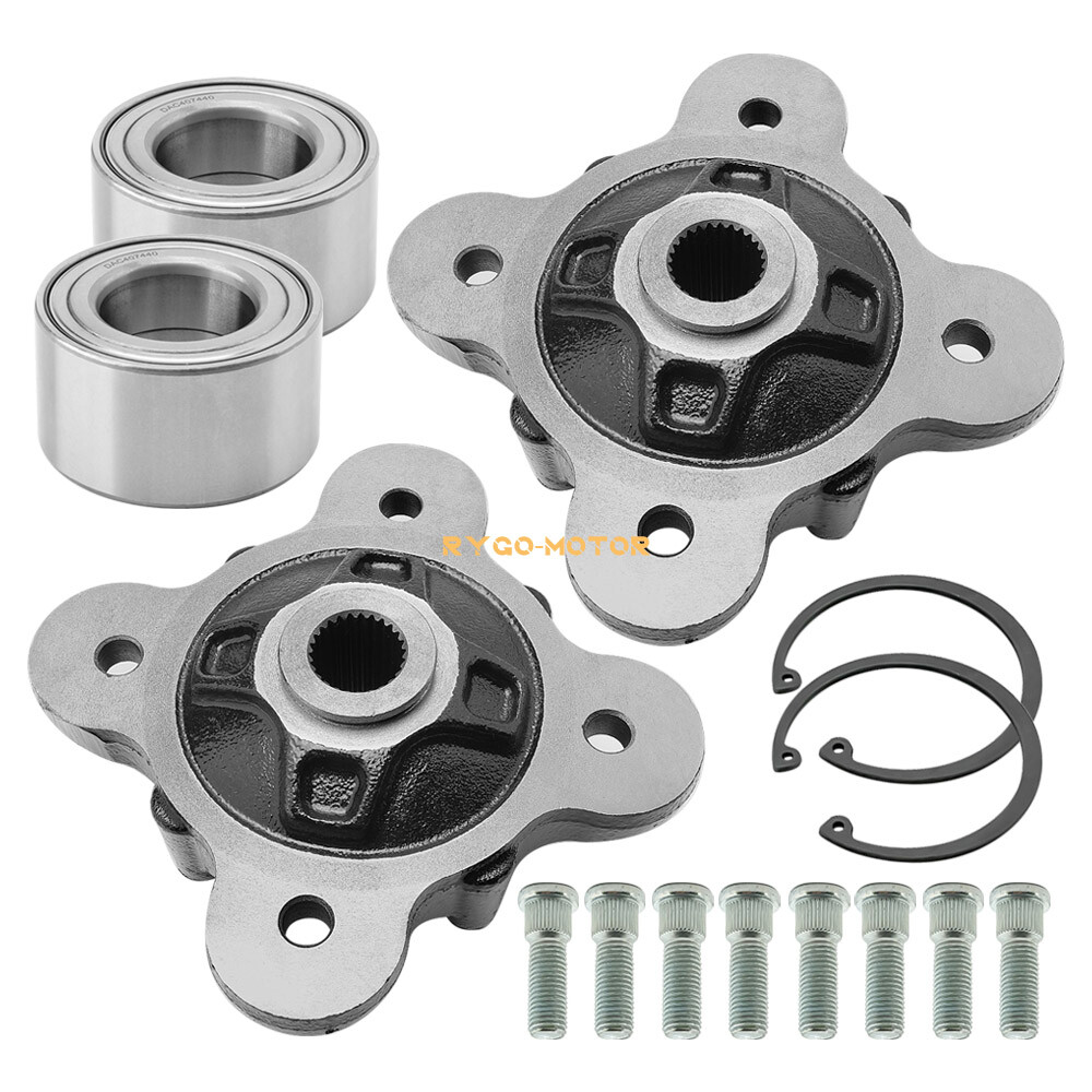 2X Rear Wheel Hub & Bearing Kit for Polaris Ranger XP 900/Crew XP 900 2013-2019