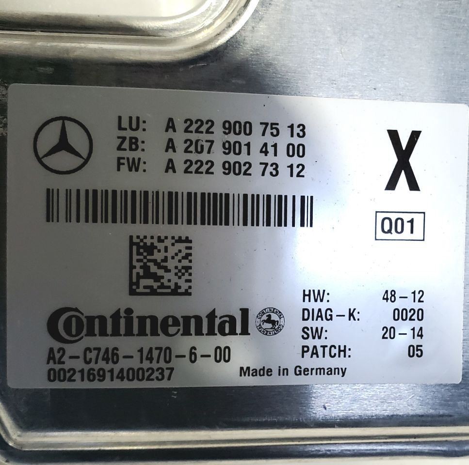 2017 Mercedes S550 OEM Windshield Mounted Lane Assist a2229007513