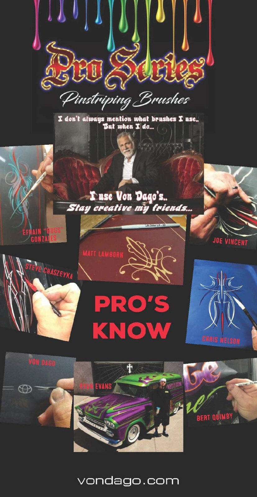 Von Dago's New *AUTOGRAPH II* Signature Signing / Detail Brush - PRO'S KNOW