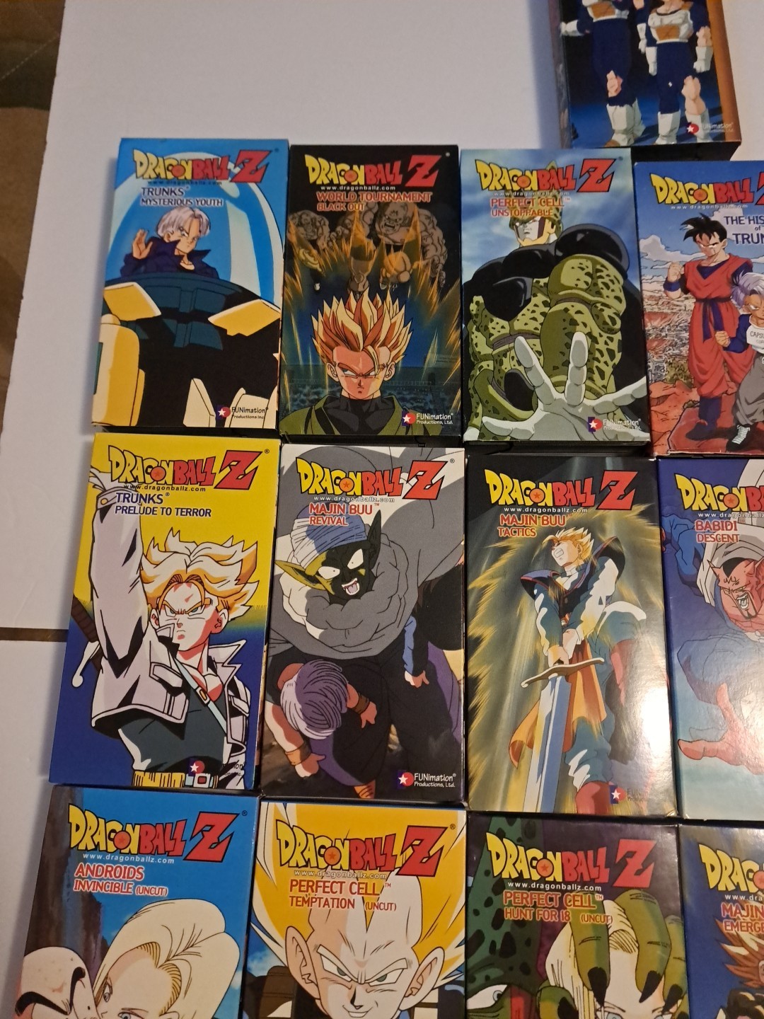 Dragon ball Z VHS Lot Of 25 Great Condition 11 Uncut