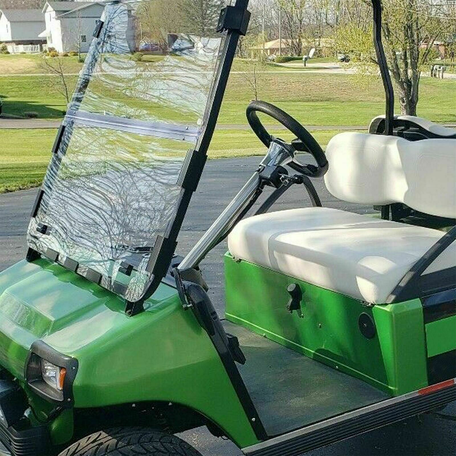 Golf Cart Fold Down Acrylic Clear Windshield For Club Car DS 2000.5-Up