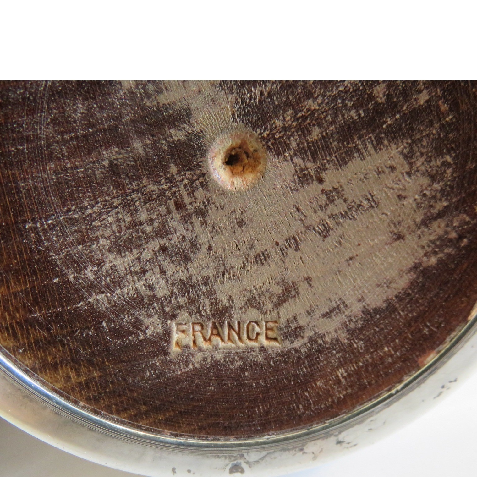 Vintage Borel Tall Sterling Silver Wood Pepper Mill Salt Shaker Set French Maker