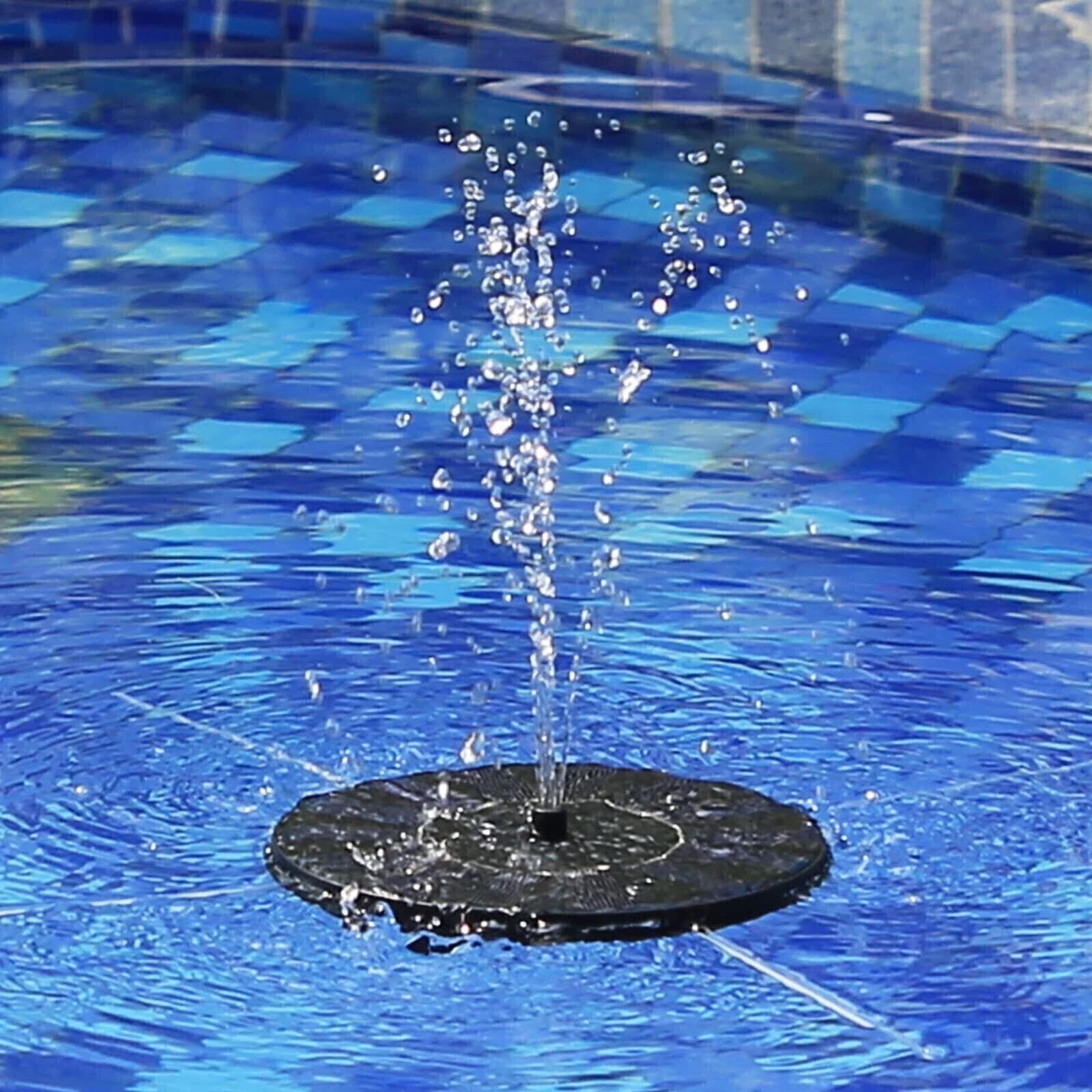 Submersible Bird Bath Solar Fountain Floating Water Pump
