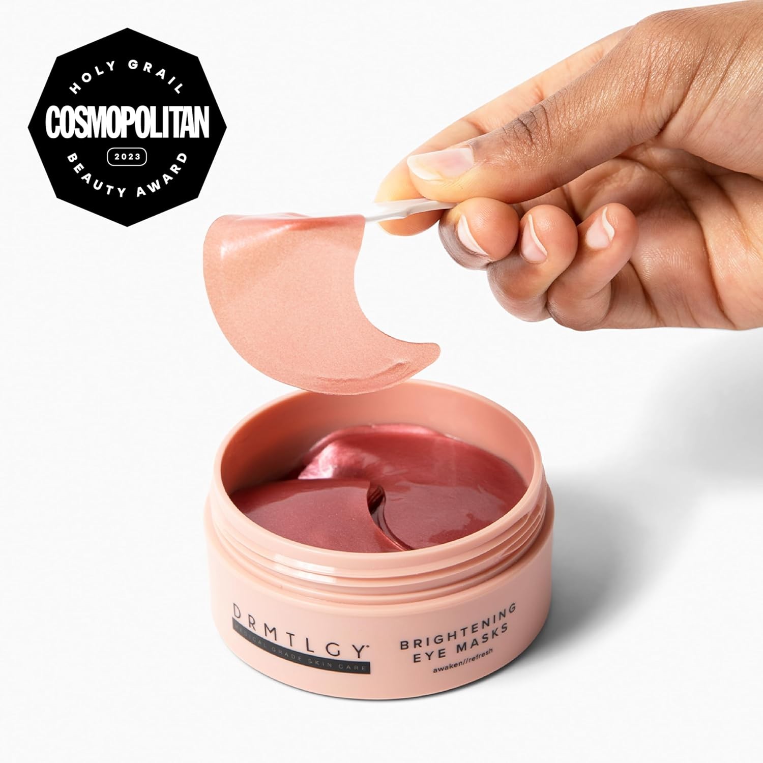 Brightening Eye Masks (30 Pairs) - Caffeine Eye Masks for Dark Circles and Pu