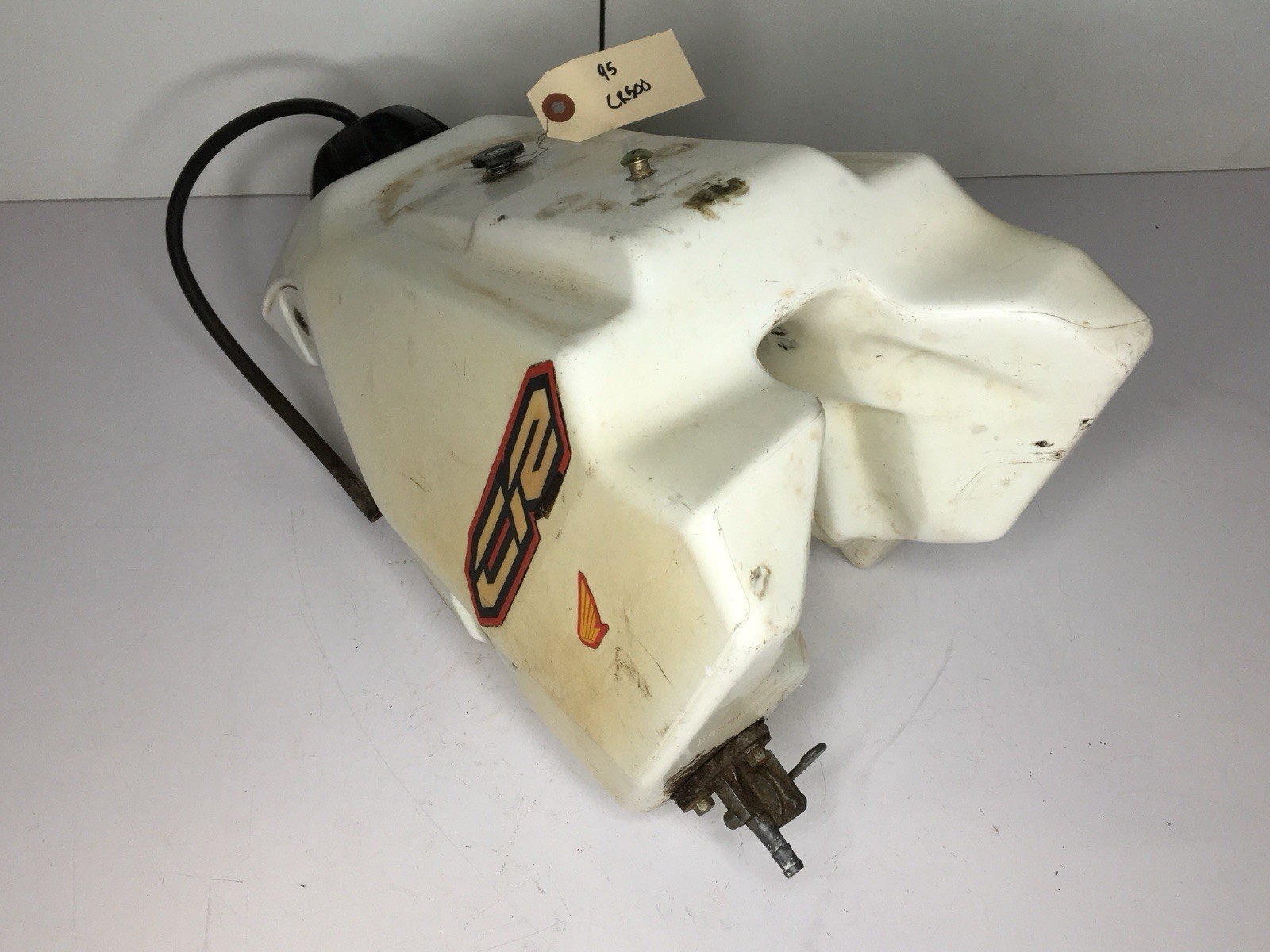 ☑️ 1995 95 Honda CR500 CR 500 OEM Fuel Petrol Gas Tank Canister Petcock Cap