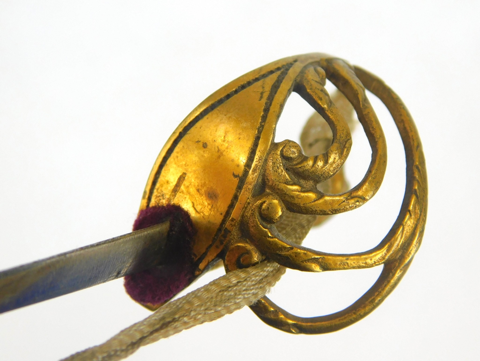 German Germany WW1 Miniature Sword & Scabbard Letter Opener Military Decor C