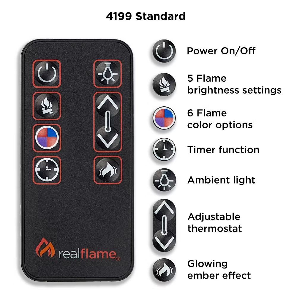 Standard VividFlame Electric Firebox by Real Flame