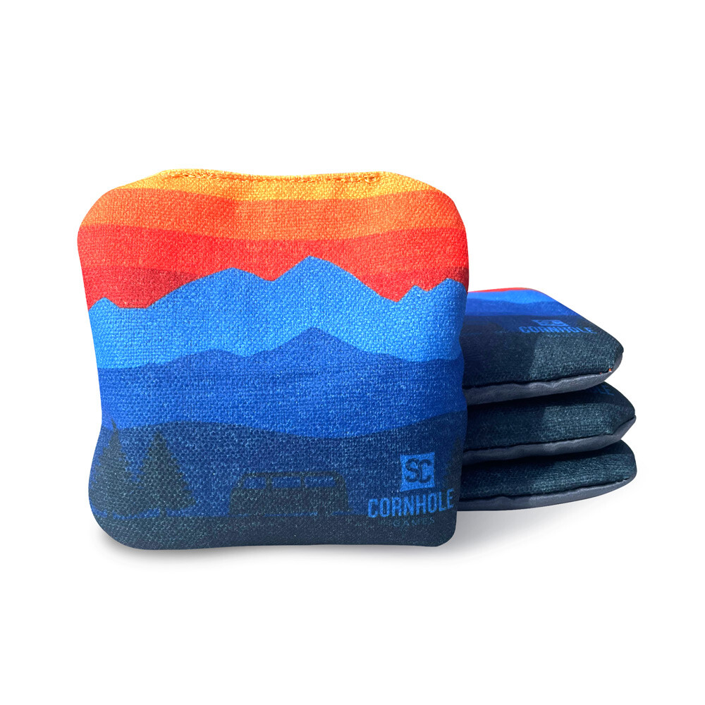 Professional Slide/Stick Cornhole Bags (Set of 8) - Pro/Tournament Cornhole Bags