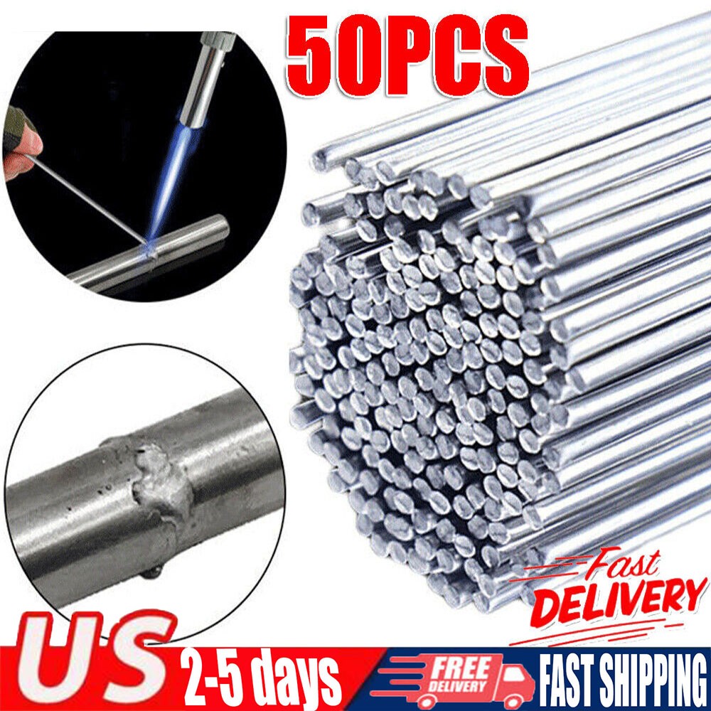500PCS Easy Melt Welding Rods Low Temperature Aluminum Wire Brazing 1.6mm*500mm