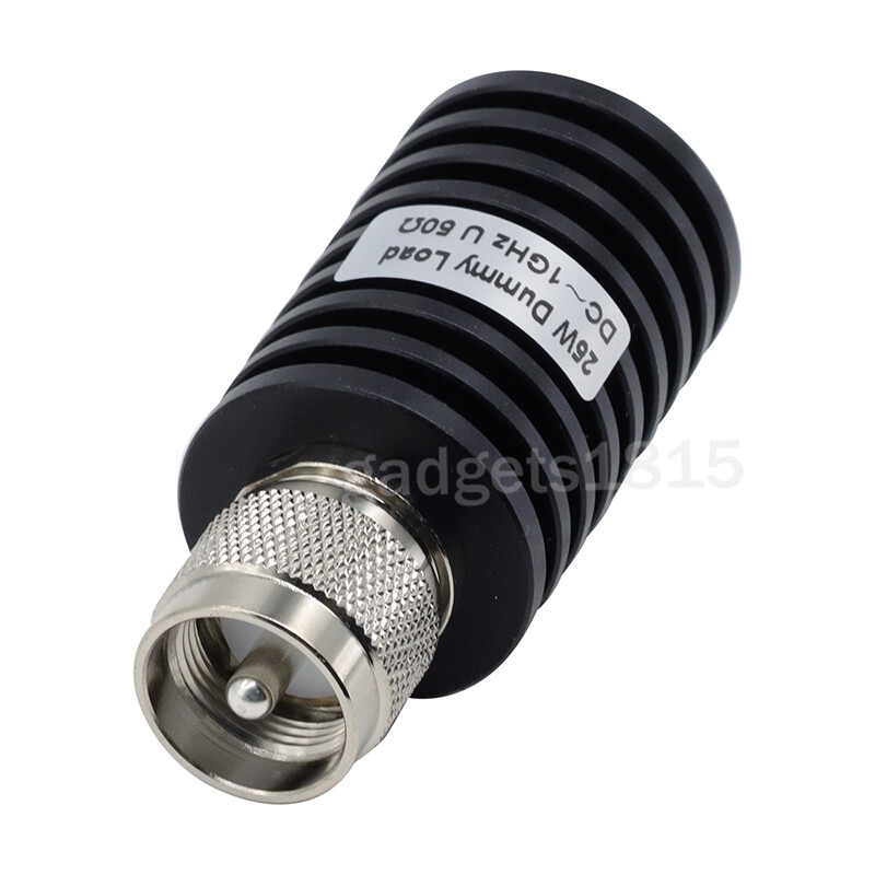 RF Coaxial Dummy Load UHF PL259 Connector Male Plug 5-100W 50Ω 0-1GHz for SO-239